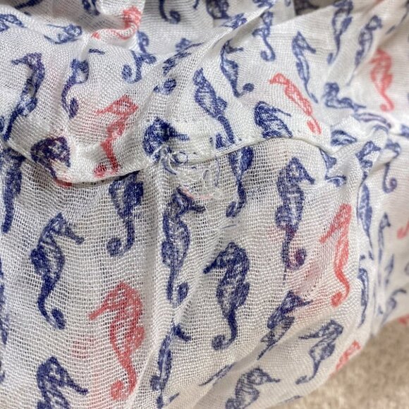 5/$25 Reitman’s Viscose Seahorse Infinity Scarf - Picture 5 of 10